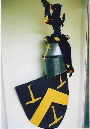 A full size representation of the arms shown in the Letters Patent on the previous page