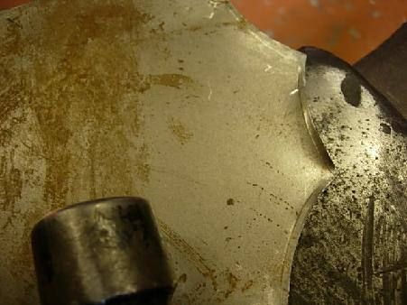 Fig. 80 Flattening the edges